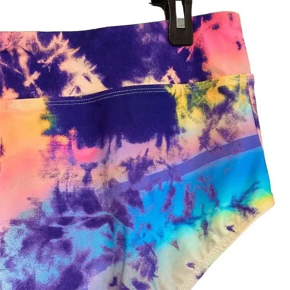 Torrid Tie-Dye High Waist Swim Bottoms Plus Size 1 Multicolor Women's - Picture 7 of 12